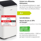 Bosch Cool 4000 Mobiles Klimagerät - 3-in-1: Klimagerät, Luftentfeuchter, Ventilator - 2,6 kW für Räume bis zu 35m² - Mit Auto-Modus, Silent-Modus & Sleep-Modus