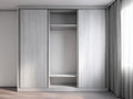 Armarios-madera-230x62x215 cm-blanco-estilo moderno