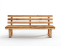 Bancos de jardín madera 170x60x88 cm - marrón - diseño minimalista con respaldo