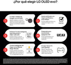OLED48C54LA - TV 48", OLED EVO 4K, Smart TV AI C5, WebOS 25, Super Upscaling, Dolby Vision y Dolby Atmos, AMD FreeSync, Alexa/Google Assistant, Negro