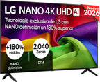 LG 65UA73006LA - TV 65", UHD 4K, WebOS 25, Ultimate IA, HDR10 Pro, Super Upscaling, Dolby Digital Plus, Google Assistant, Black