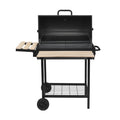 Barbacoa De Carbón Y Ahumador Red Deco Outdoor Kentucky Negro