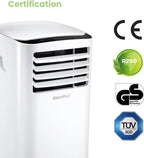 Comfee Mobiles Klimagert Easy Cool 2.0, 7000 BTU 2,0kW, Kühlen&Ventilieren&Entfeuchten, Raumgre bis 68m(25㎡), APP-Steuerung/Alexa/Google Home/IFTTT, Mobile Klimaanlage mit Abluftschlauch