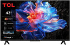 TCL 32V5C - Smart QLED Full HD 32-calowy telewizor Direct LED z systemem Android TV i HDR - kompatybilny z Google Cast i Google Home, smukła konstrukcja [klasa efektywności energetycznej F]