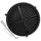Barbacoa Exterior De Metal Con Parrilla Negro