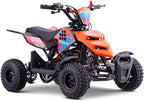 Miniquad Infantil Gasolina Raptor-R4 49cc (Gasolina Mezcla), Naranja, niños de 4 a 10 años