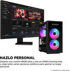 HP Ordenador sobremesa Gaming OMEN 35L GT16-0067ns (Procesador AMD Ryzen 7 8700F, 32GB RAM DDR5, 1TB SSD PCIe Gen4, NVIDIA GeForce RTX 5070 12GB, FreeDOS) - Negro
