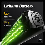 Bicicleta eléctrica todoterreno de 26 pulgadas y 70 NM para adultos con batería de iones de litio desmontable de 48 V 17.5 AH, 7 velocidades con amortiguadores dobles y freno de disco