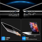 Ordenador Portatil 15.6 Pulgadas, Win11 PC Portátil 16GB RAM 512GB SSD N95 CPU(hasta 3,4 GHz), Laptop IPS HD de 1920 x 1080 FHD, traer WiFi 5, HDMI, 2*USB 3.0, Type- C, TF Card Slot