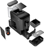 Tchibo Kaffeevollautomat Esperto2 Caffè mit 2-Tassen-Funktion für Caffè Crema und Espresso, Granite Black - INKLUSIVE Kaffeeprobierset GRATIS