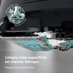Cecotec Robot Aspirador y Friegasuelos con IA, Base Autovaciado y Tecnología Láser Conga Z100. 20000Pa, Fregado Profesional con Mopa Bimaterial XXL, Autovaciado Polvo, Agua y Limpieza de Mopas, App
