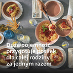 Philips Seria 7000 Urządzenie do wyrobu makaronu - Technologia ProExtrude, Automatyczne ważenie, 8 tarczy formujących, Idealne ciasto, Łatwe czyszczenie, Czarny (HR2665/93)