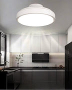 Silencioso Ventilador de Techo luz con Mando a distancia, Ventila Techo Sin Aspas con LED Moderno, 6 velocidades Reversibles, Smart Dimmable Ventilador Lámpara para Dormitorio Salón Bianco