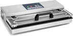 Lacor - 69540 - Envasadora al vacio, Máquina de vacio, Selladora de Alimentos, Acero inoxidable, Libre BPA, Sellado Hermético, 650W, 40cm, Inox