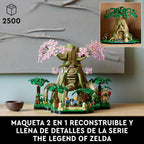 The Legend of Zelda Gran Árbol Deku “2 en 1”, Kit de Maquetas para Adultos con Zelda y 3 Minifiguras de Link, Regalo para Fans de los Videojuegos Ocarina of Time y Breath of The Wild 77092