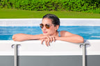 Bestway Juego de Piscina Rectangular de 9'3" x 6'5" x 33"/2.82 m x 1.96 m x 84 cm