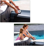 Intex Spa hinchable 4 personas octogonal, Burbujas Deluxe y chorros de agua (55081)