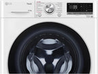 LG F4WV7080, Klasse A, Frontlader-Waschmaschine 8 kg, 1400 U/Min, AI Direct Drive, Wi-Fi, Tiefenreinigung mit Dampf, Groe Kapazitt, TRIPLE A, Auentür aus Sicherheitsglas, 62 x 60 x 85 cm  Wei