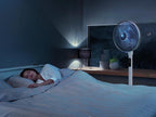 Rowenta VU5870 Standventilator Turbo Silence Extreme+ | Fernbedienung | 5 Geschwindigkeiten | Abschaltautomatik | Timer | Automatische Oszillation | Höhenverstellbar, Weiß
