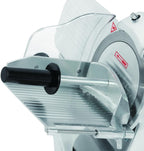 METRO PROFESSIONAL Cortafiambres GFS3019, Cuchilla 19,5 cm, Grosor 0-12 mm, 120 W, Aluminio Anodizado, Plata