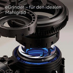 Siemens Kaffeevollautomat EQ900 TQ903D03, App-Steuerung, intuitives Full-Touch-Display, Barista-Modus, AromaBoost, Geräuschreduzierung, Premiummahlwerk, automatische Dampfreinigung, 1500 W, edelstahl