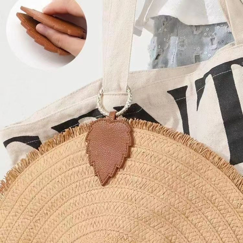 Leaf-Shaped Magnetic Hat Clip for Travel