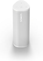 Sonos Roam 2 | Leichter, mobiler und wasserdichter Speaker mit Bluetooth, WLAN, mindestens 10 Stunden Akkulaufzeit und Voice Control für drinnen und draußen - Weiß