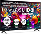 LG 65UA73006LA - TV 65", UHD 4K, WebOS 25, Ultimate IA, HDR10 Pro, Super Upscaling, Dolby Digital Plus, Google Assistant, Black