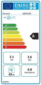 Klarstein Mobile Klimaanlage mit Abluftschlauch, 4-in-1 Klimagerät mit Ventilator, Luftentfeuchter & Nachtmodus, Kleine & Portable Klimaanlage für Wohnung & Büro, App-Steuerung, 12000 BTU