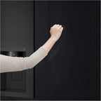 LG GSGV81PYLL Side by Side Kühlschrank, Klasse E, 635 L, Instaview, Kühlschrank mit Gefrierfach, Eis-, Crushed Ice- Wasserspender, Total NoFrost, Smart Inverter Kompressor, Wi-Fi