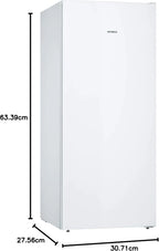 Siemens GS54NAWCV iQ500 Gefrierschrank, 176 x 70 cm, 327 L, noFrost nie wieder abtauen, bigBox Platz für großes Gefriergut, varioZone flexible Glas-und Schubladen, Weiß