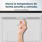 Cecotec Congelador Vertical Sobremesa 87L Bolero CoolMarket TF 87 Inox. 83,6 cm de Altura y 50,6 cm de Ancho, Bajo Consumo, Puerta Plana y Reversible, Diseño Compacto, Blanco