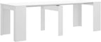 Mobelcenter - Mesa de Comedor Consola Extensible, Mesa para Salón recibidor o Cocina, Mesa Fuelle Extensible, Color Cemento (1127)