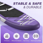 Premium-Stand-Up-Paddle-Board, Yoga-Board mit strapazierfähigem SUP-Zubehör und Tragetasche | Breiter Stand, Surf-Kontrolle, rutschfestes Deck, Leine, Paddel und Pumpe für Jugendliche und Erwachsene
