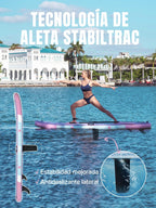 Niphean Tabla Paddle Surf Hinchable, Tabla de Paddle Surf 305 cm con Aletas de Equilibrio para Principiantes y Accesorios Resistentes, Sup Board para Adultos, Stand up Paddle Board Versátil para Yoga